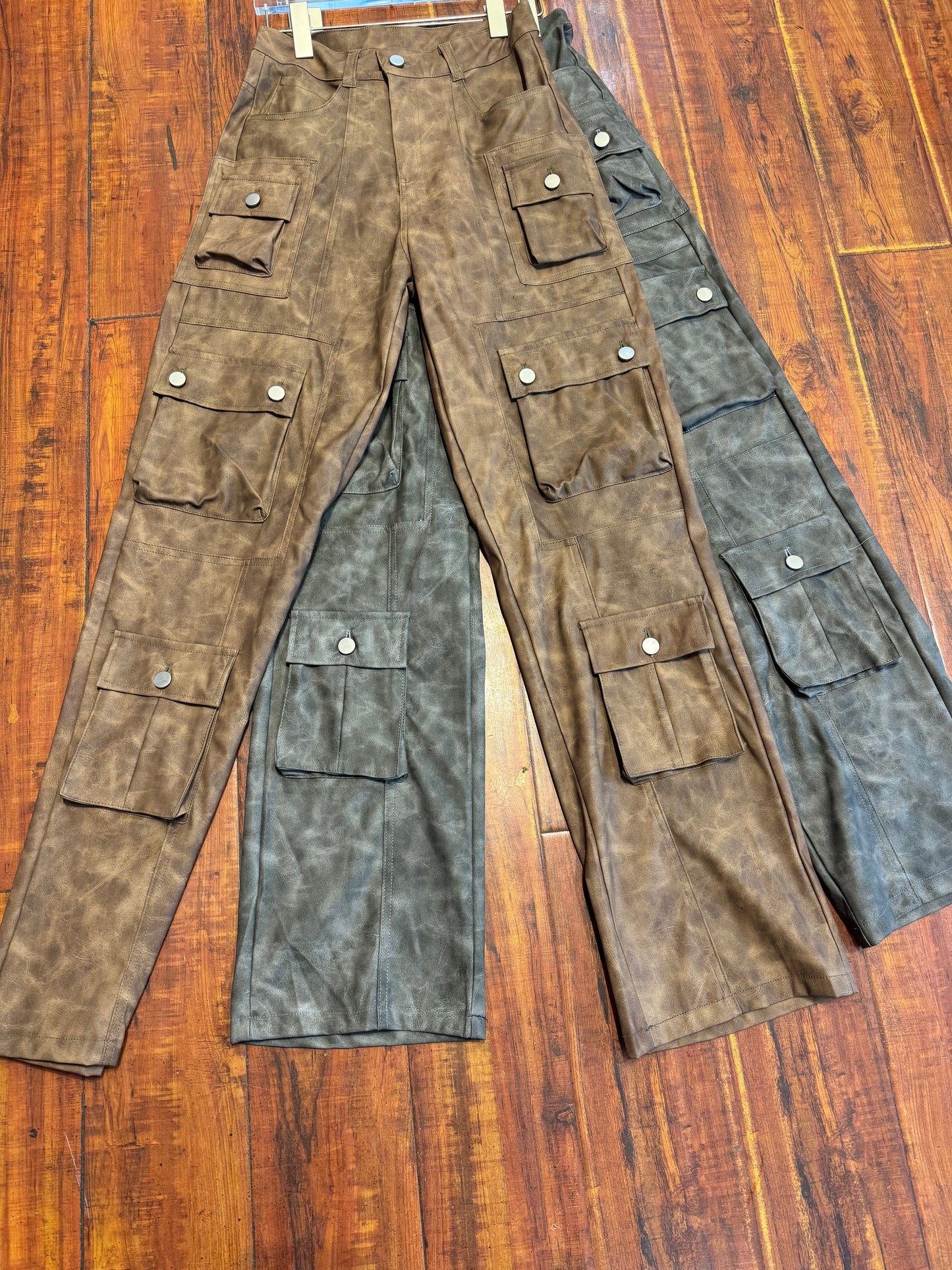 Brown Pocket Pants