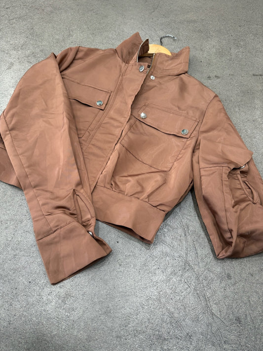 Chocolate Bomber Jacket