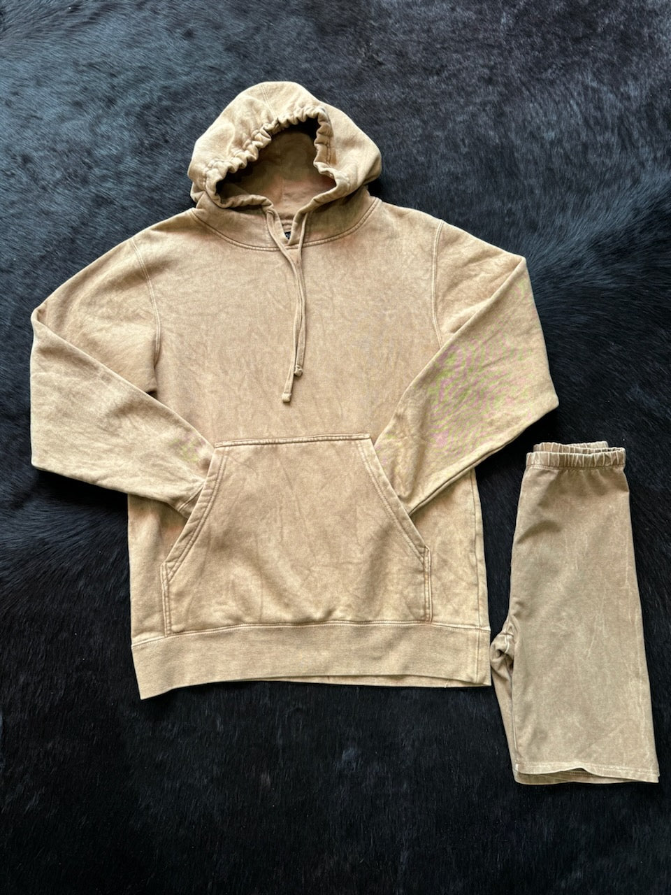 Nude Hoodie Set